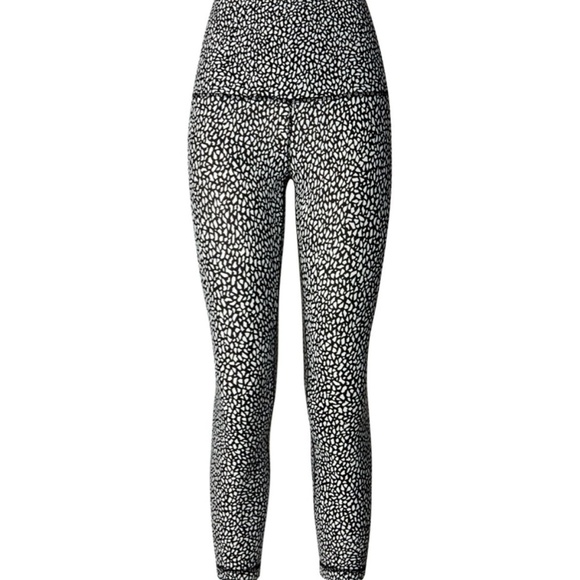 LULULEMON Wunder Under Crop (Hi-Rise) Miss Mosaic Black - Picture 2 of 13